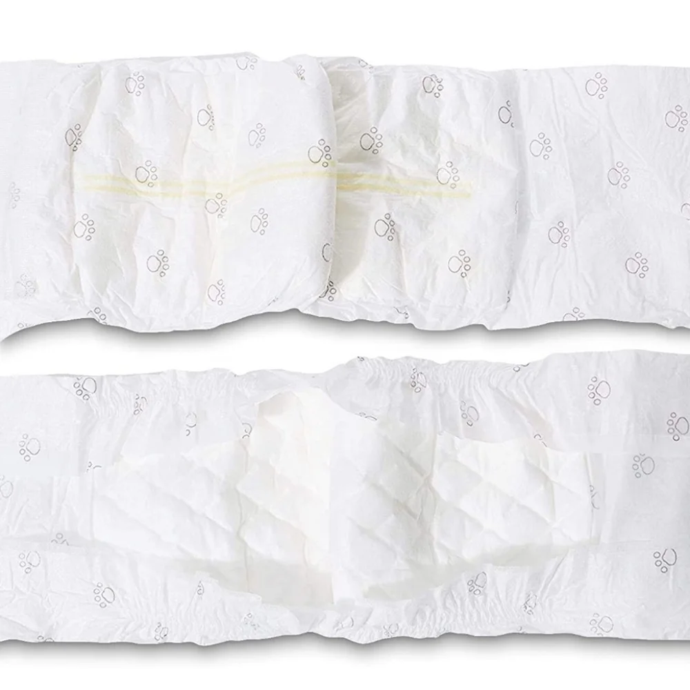 Amazon Basics Male Dog Wrap, Disposable Diapers-Medium 30 in Box
